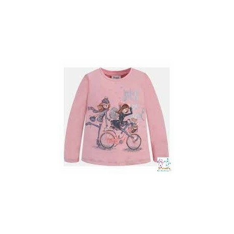 CAMISETA M/L NIÑAS BICI