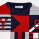 Jersey intarsia cuadrados