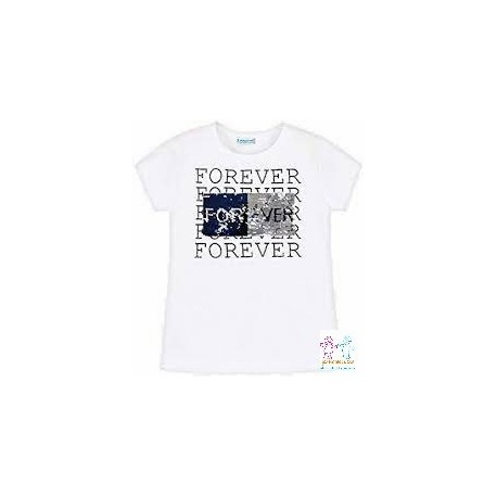Camiseta m/c lentejuelas