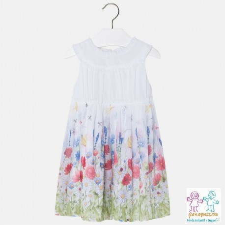 VESTIDO GASA FLORES