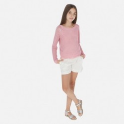 Pantalon corto saten