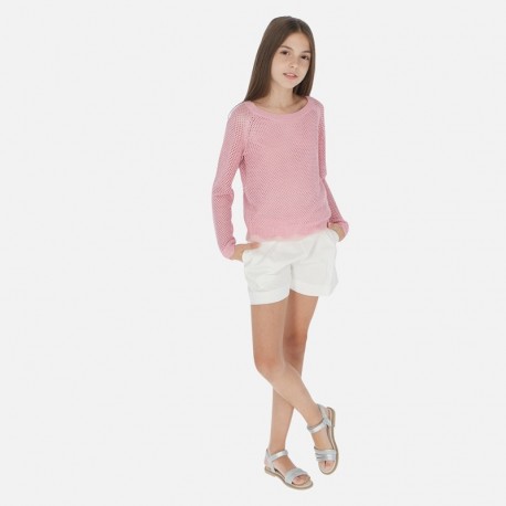 Pantalon corto saten