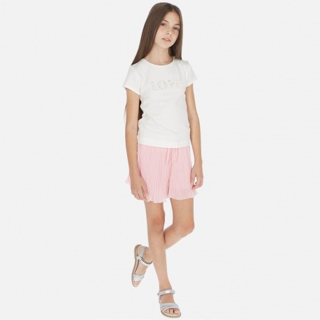 Falda pantalon plisada