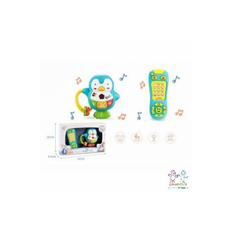 PINGUINO MUSICAL C/MANDO INFANTIL