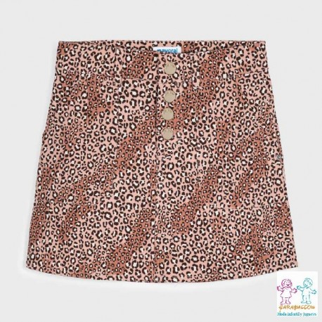 Falda sarga leopardo