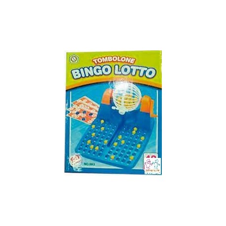 LOTERIA BINGO 48 CARTONES C/BOMBO