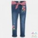 PANTALON LARGO TEJANO BORDADO