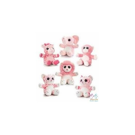 PELUCHE ANIMALES SELVA ROSA 6 SURTI