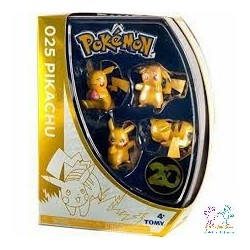 PACK 4 FIGURAS POKEMON 20 ANIV,