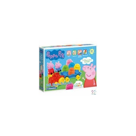 SET TREN SOFT BLOCKS PEPPA PIG