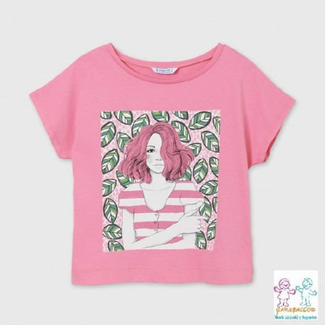 Camiseta m/c cuadrado niña