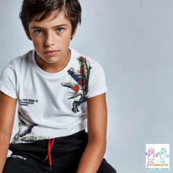 Camiseta print tropical