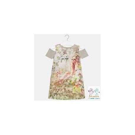 VESTIDO PUNTO CHICA FLORES