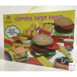 COMIDA FAST FOOD PLASTILINA