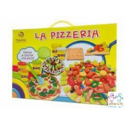 CAJA PLASTILINA LA PIZZERIA