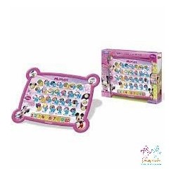 ABECEDARIO DE MINNIE 27 LETRAS Y 10 NUMEROS CON VOZ 37X28X5