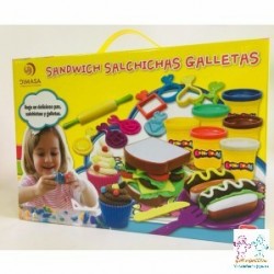 PLASTILINA SANDWICH SALCHICHAS GALL