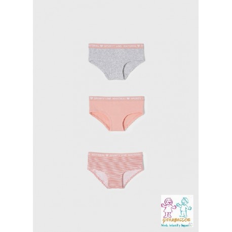 Set 3 braguitas culotte