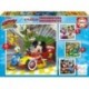 4 PUZZLES PROGRESIVOS MICKEY SUPERP