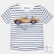 CAMISETA M/C RAYAS COCHE