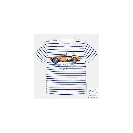 CAMISETA M/C RAYAS COCHE