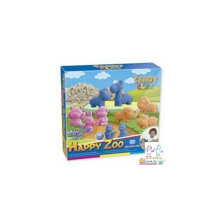 SET HAPPY ZOO MOLDEABLE COLORES