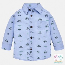 Camisa m/l microestampado