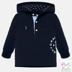 Polo m/l con capucha