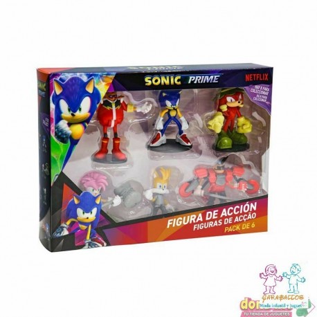 PACK 6 FIGURAS SONIC PRIME SURTID