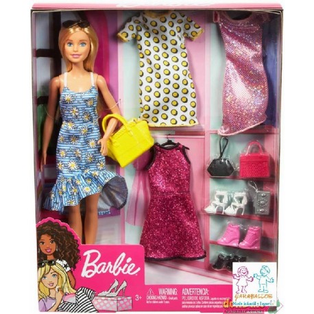 BARBIE FASHIONISTA C/ROPA Y ACCES