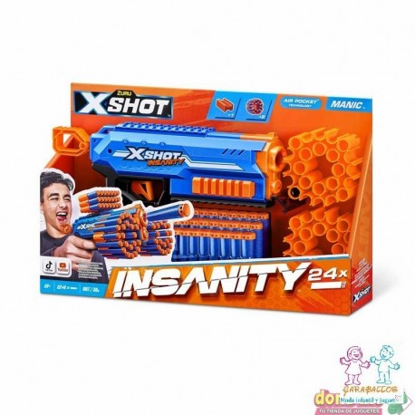 PISTOLA X-SHOT INSANITY 48 DARDOS