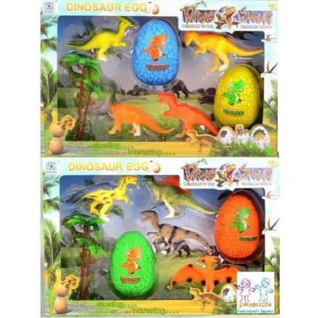 SET 2 DINOSAURIOS C/2 HUEVOS