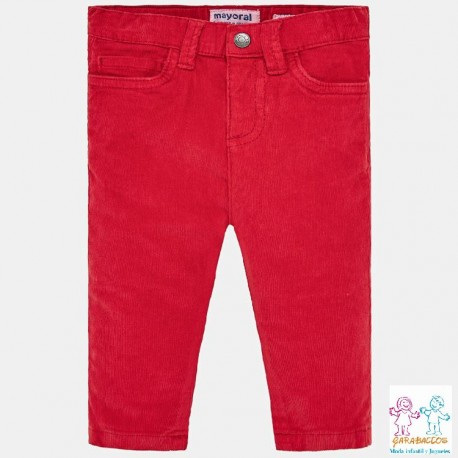 Pantalon pana slim fit basico