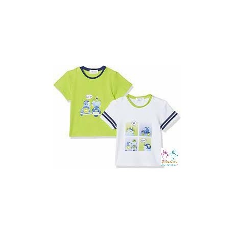 SET 2 CAMISETAS M/C SERIGRAFIA