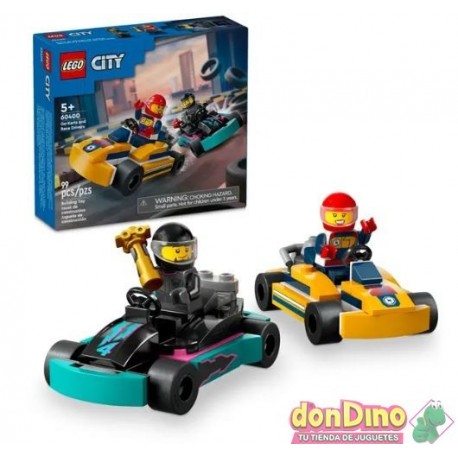 KARTS Y PILOTOS DE CARRERAS LEGO