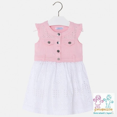 VESTIDO FALDA PERFORADA