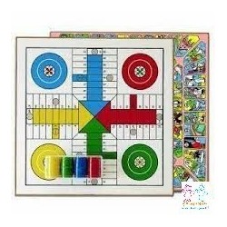 PARCHIS-OCA 33X33 MADERA