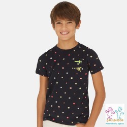 Camiseta m/c estampada