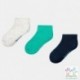 SET 3 CALCETINES CORTOS LISOS