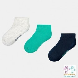 SET 3 CALCETINES CORTOS LISOS