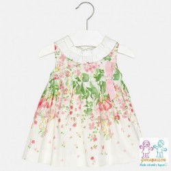 Vestido cenefa flores