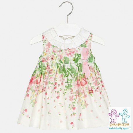 Vestido cenefa flores