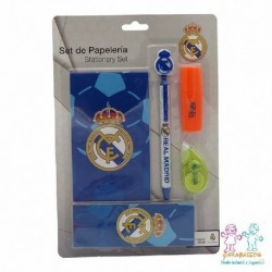 REAL MADRID SET C/BLOCK DE NOTAS