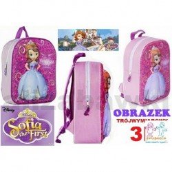 MOCHILA COLEGIAL 3D PRINCESA SOFIA