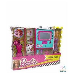 SUPER PACK BEAUTY BARBIE C/MUÑECA