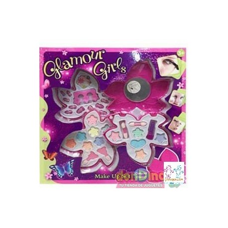 CAJA MAQUILLAJE HOJA GLAMOUR GIRL