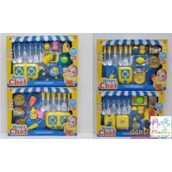 SET ACCESORIOS COCINA HAPPY CHEF