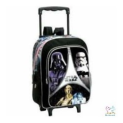 MOCHILA CON CARRO STAR WARS