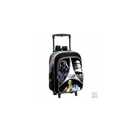 MOCHILA CON CARRO STAR WARS