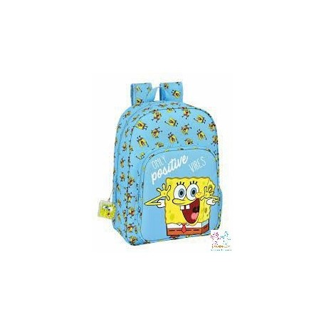 MOCHILA COLEGIAL BOB ESPONJA 42CM